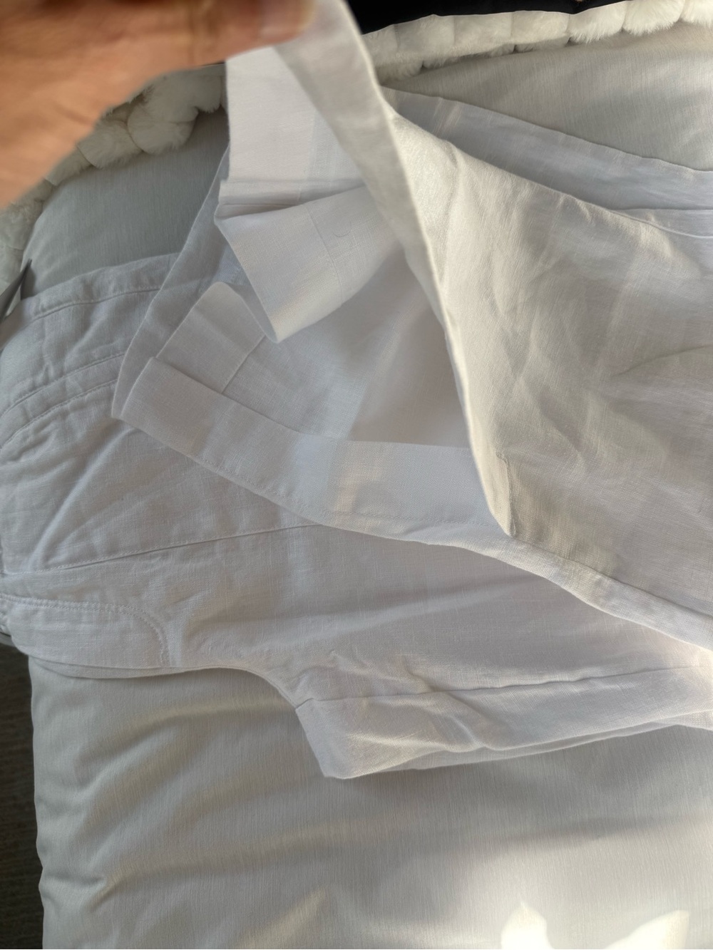 Athleta Retreat Linen White Wide Leg Pants NWT XXS - Picture 12 of 12